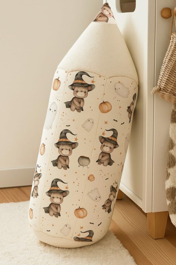 Coussin Crayon XL Halloween personnalisé