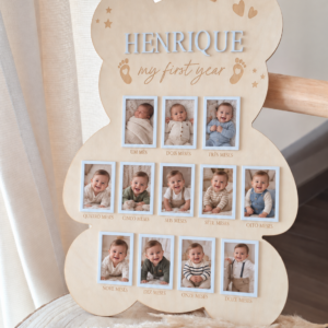 Panneau "Ma première année" Ourson