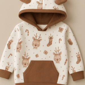 Sweat à capuche Noël personnalisé