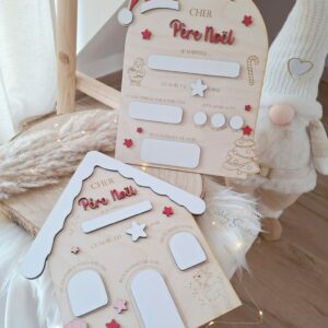 Tableau vœux de Noël personnalisé