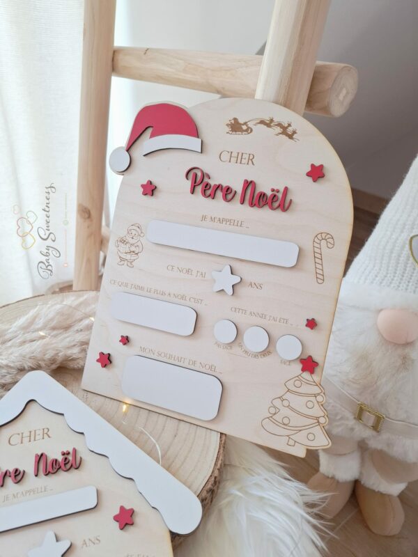 Tableau vœux de Noël personnalisé – Image 3