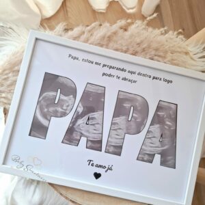 Cadre Papa échographie