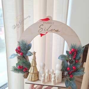 Couronne de Noël Famille