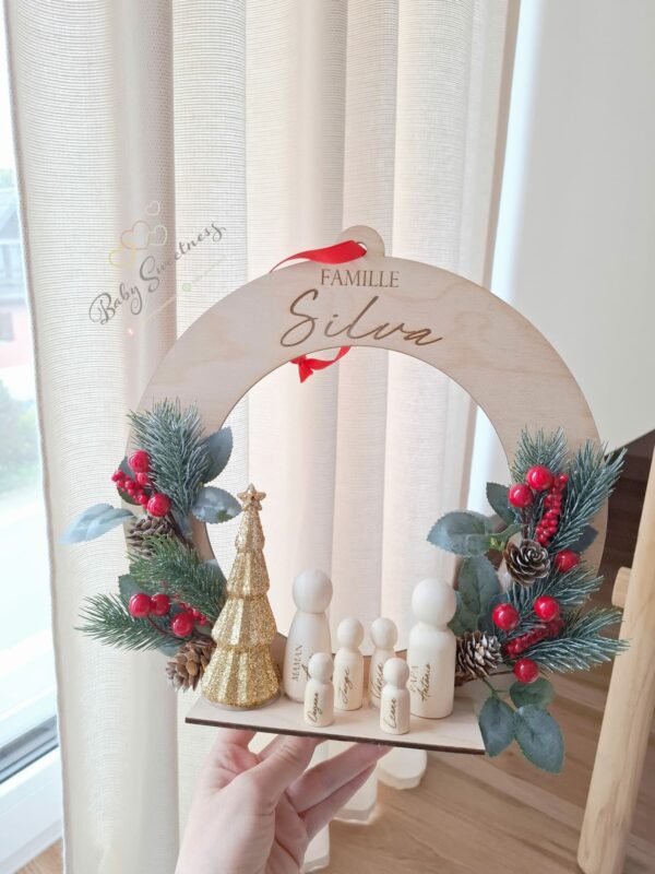 Couronne de Noël Famille
