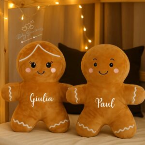 Coussin Pain d'épice personnalisé