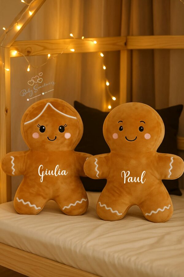Coussin Pain d'épice personnalisé