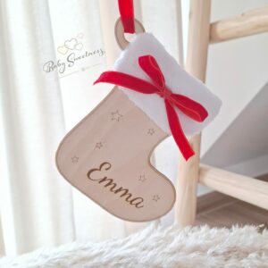 Boule Chaussette de Noël personnalisée