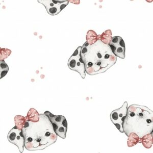 Tissu Dalmatien fille