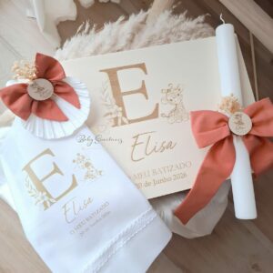 Coffret de Baptême petite girafe