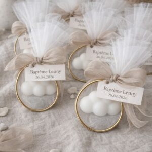 Anneau Bougie nuage parfumée Boho