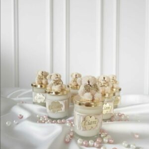 Bougie ourson avec boîte