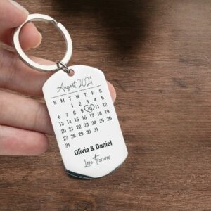 Porte-clés Calendrier d'amour