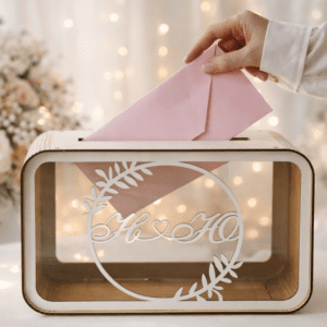 Urne à enveloppes Rectangulaire transparent