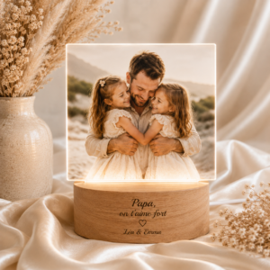 Veilleuse personnalisée avec photo