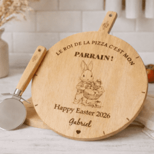 Planche à Pizza Pâques personnalisée