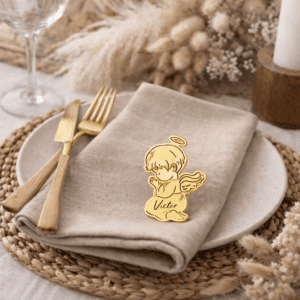 Marque-place ange garçon