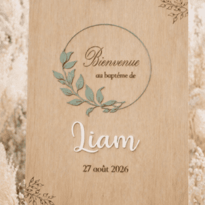 Panneau de Bienvenue Liam
