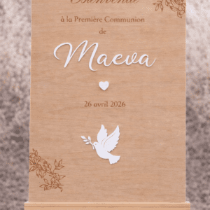 Panneau de Bienvenue Colombe