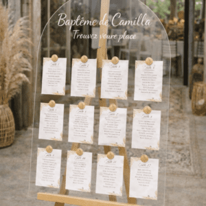 Panneau transparent Arche cachet de cire