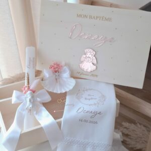 Coffret de Baptême Ange fille