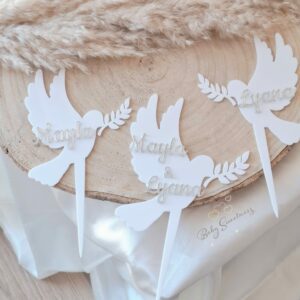 Cake Topper Colombe