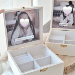Boîte à bijoux avec photo