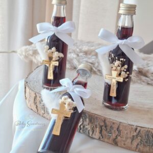 Mini bouteilles Porto fleurs séchées