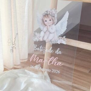 Panneau de Bienvenue transparent Ange