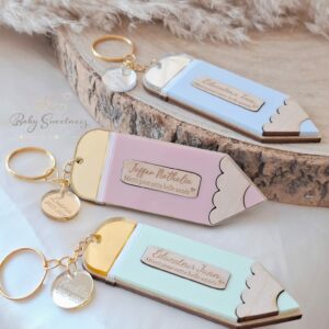 Porte-clés crayon personnalisé