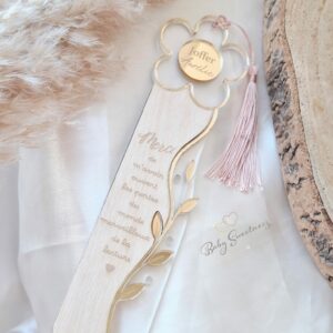 Marque page fleur
