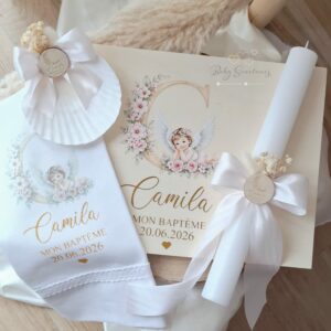 Coffret de Baptême Ange fille