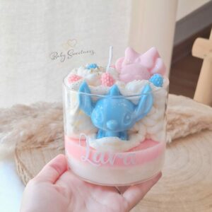 Bougie parfumée Stitch & Minnie Mouse
