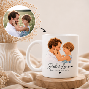 Tasse photo illustrée