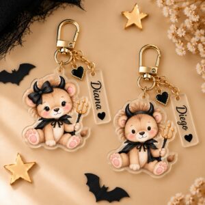 Portes-clés Halloween petit lion
