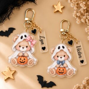 Portes-clés Halloween ourson