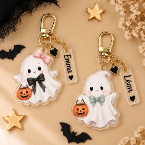 Portes-clés Halloween fantômes