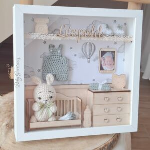 Cadre de Naissance petit lapin