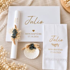 Coffret de Baptême eucalyptus